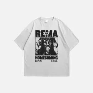 Rema Homecoming White Tee