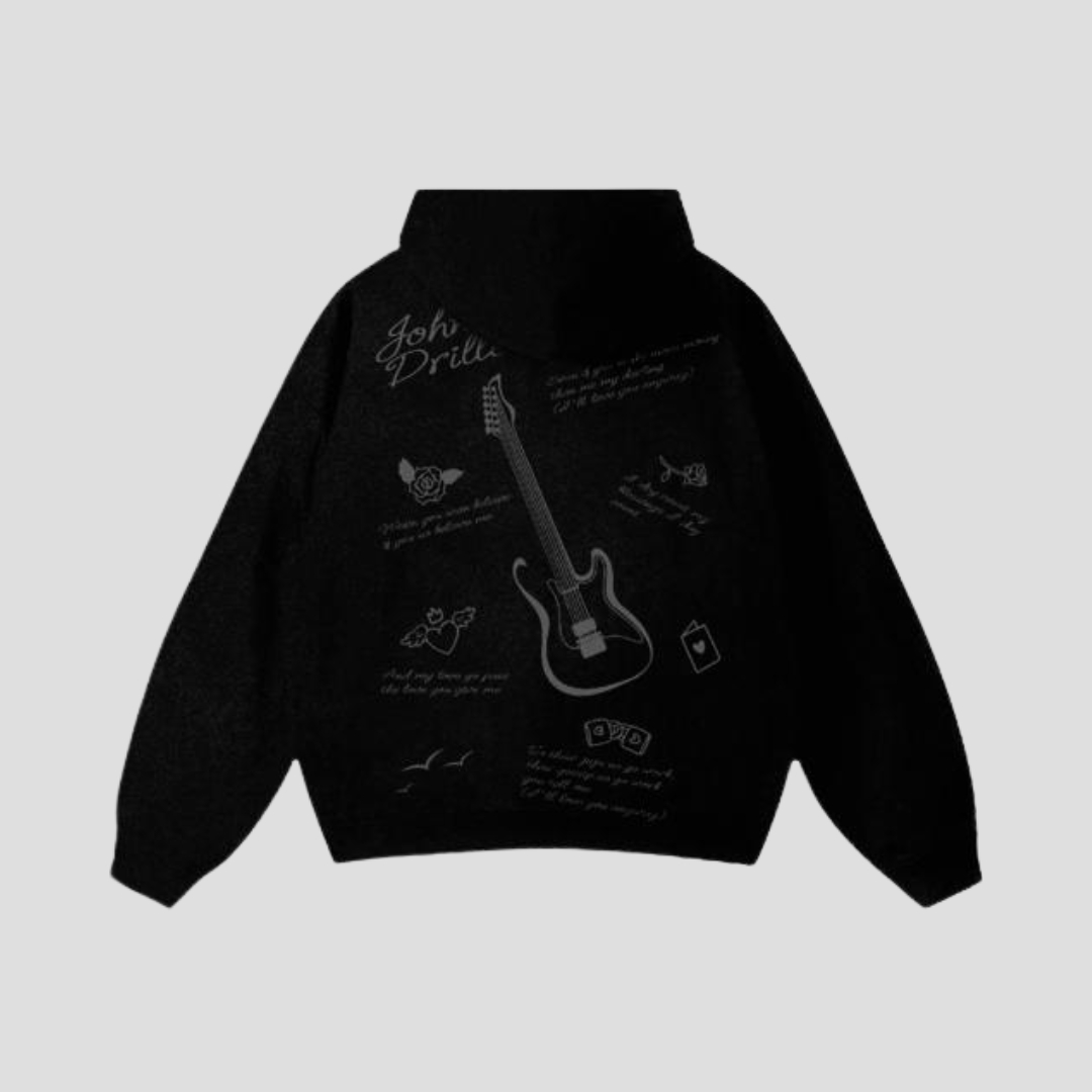 Johnny's Room Live Black Hoodie - Image 3