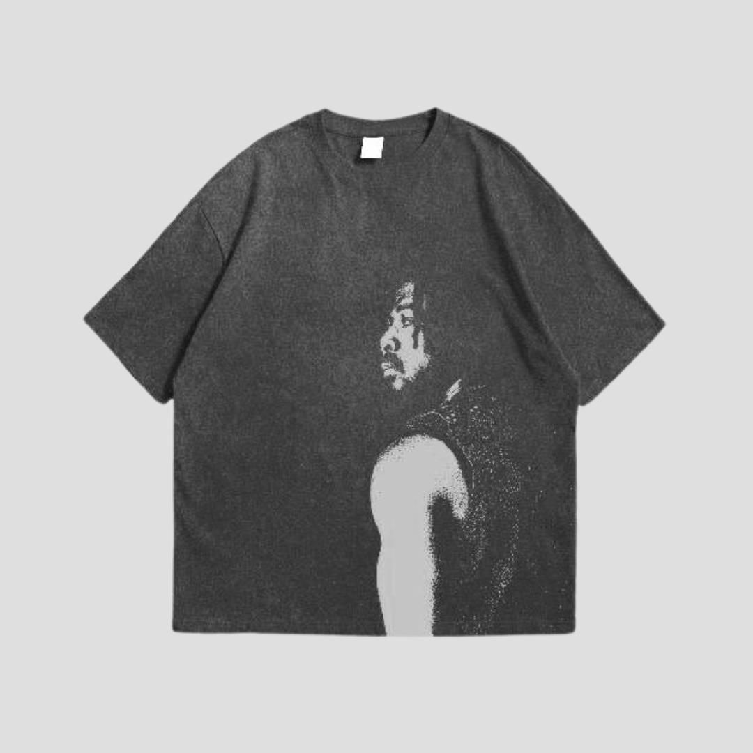 Johnny's Room Live Black Stonewash T-Shirt - Image 2