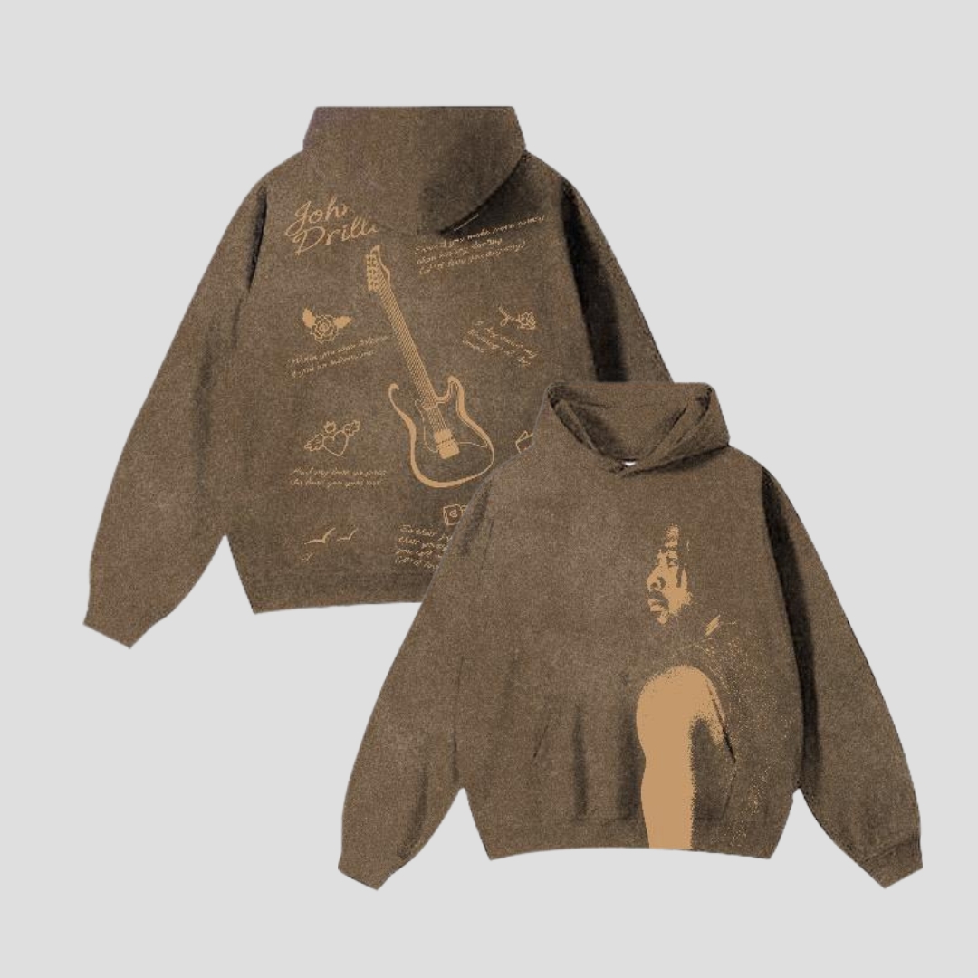 Johnny's Room Live Brown Hoodie